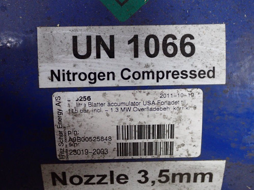 Accumulators W/nitrogen