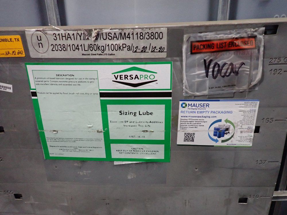 Versapro 275 Gal Sizing Lube