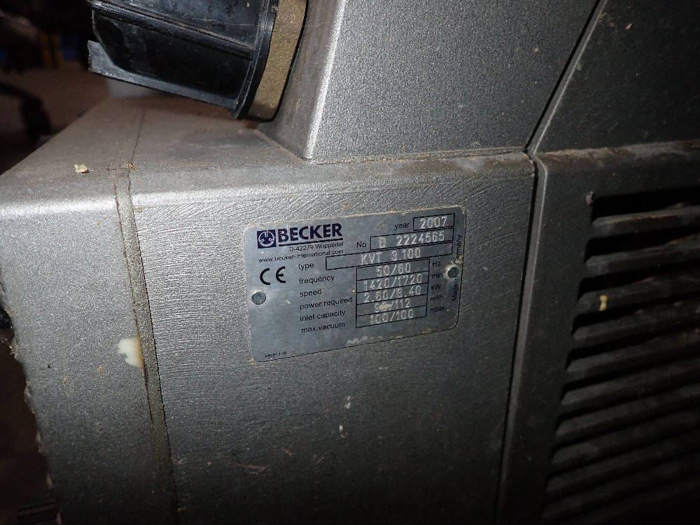 Becker 2007 Becker Kvt 3100 Pump