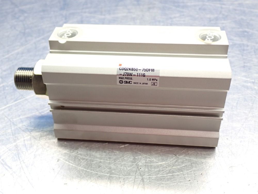 Smc Pneumatic Cylinder - Cdq2kb50-75dfm-j79w
