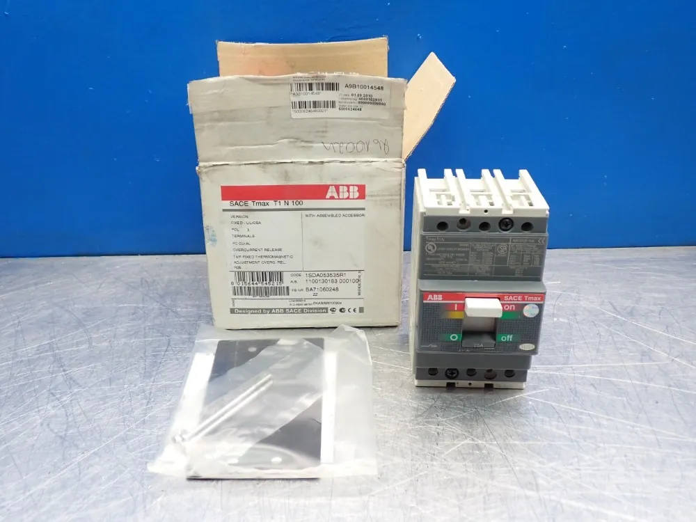 Abb Tmax T1n Circuit Breaker - Sace-tmax-t1-n-100