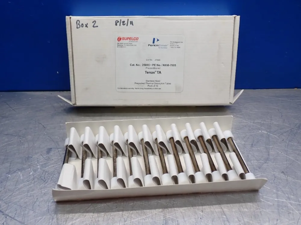 Perkin-elmer Max Temp. 350 °c Prepacked Thermal Desorption Sample Tubes 1 Box Of 12 - N9307005