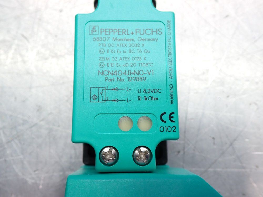 Pepper+fuchs Inductive Sensor - Ncn40-u1-n0-v1