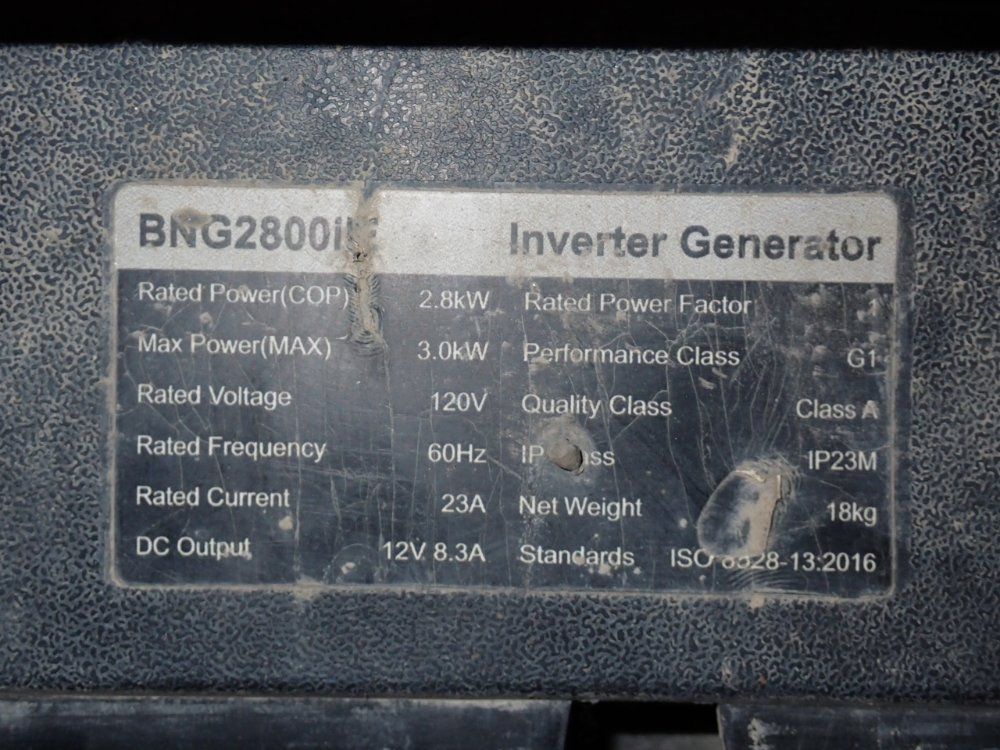 Bn Products 3.0 Kw Inverter Generator - Bng2800ie