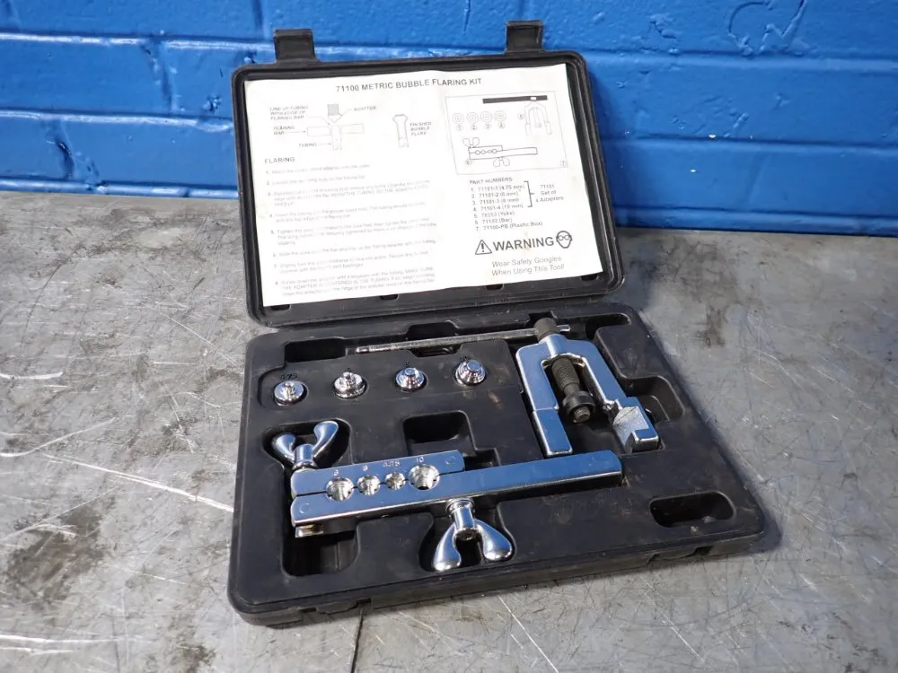 Mastercool Metric Bubble Flaring Kit - 71100