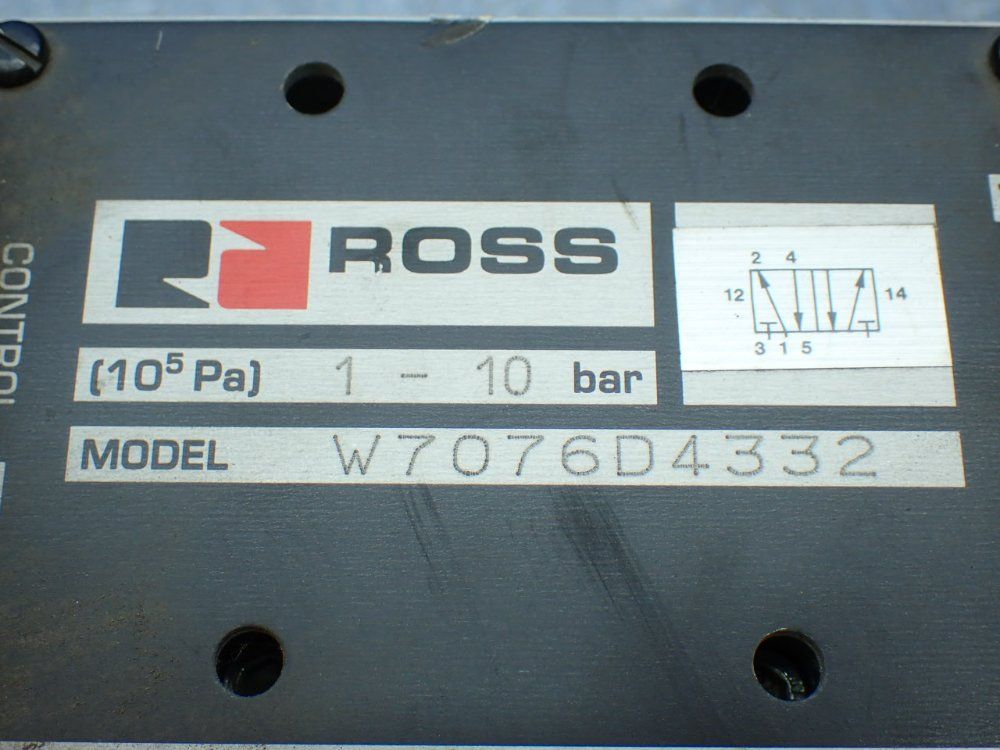 Ross Pneumatic Double Solenoid Valve - W7076d4332