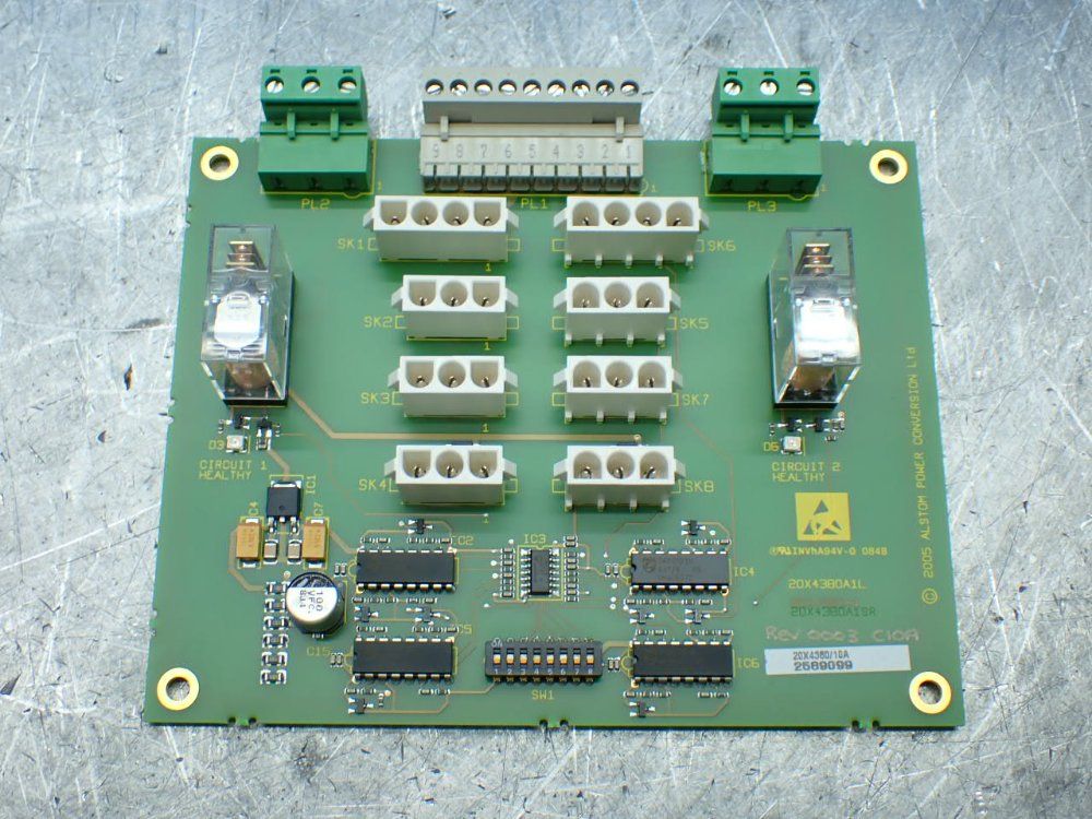 Converteam 3 Mv3000 Fan Failure Monitor Pcb's - 20x4380/10a
