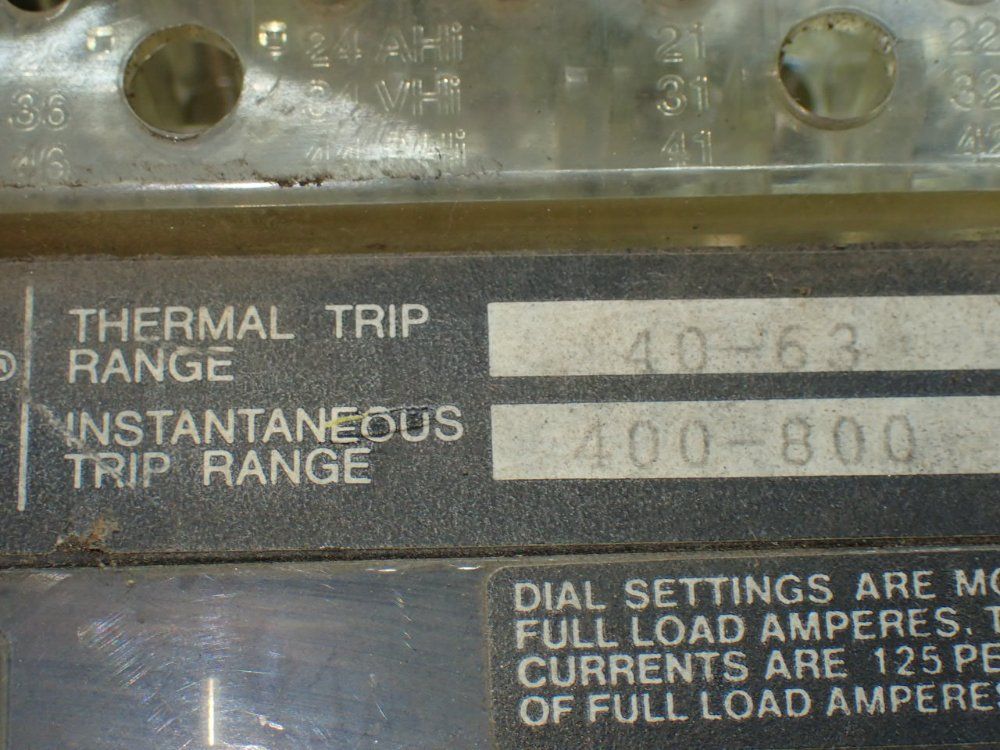 Klockner-moeller 2: 3-pole Molded Case Circuit Breaker Trip Units. - Zm6-63-cna