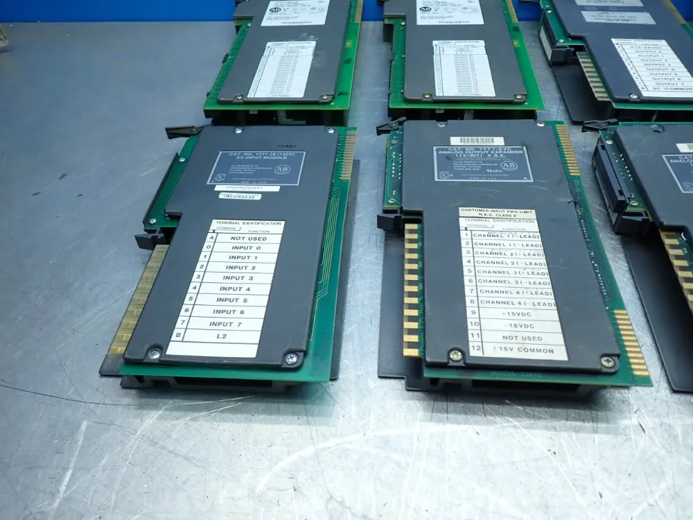 Allen-bradley 8pcs Allen Bradley Plc Lot - 1771-asb