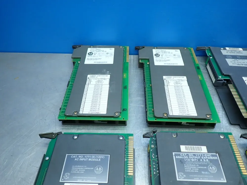 Allen-bradley 8pcs Allen Bradley Plc Lot - 1771-asb