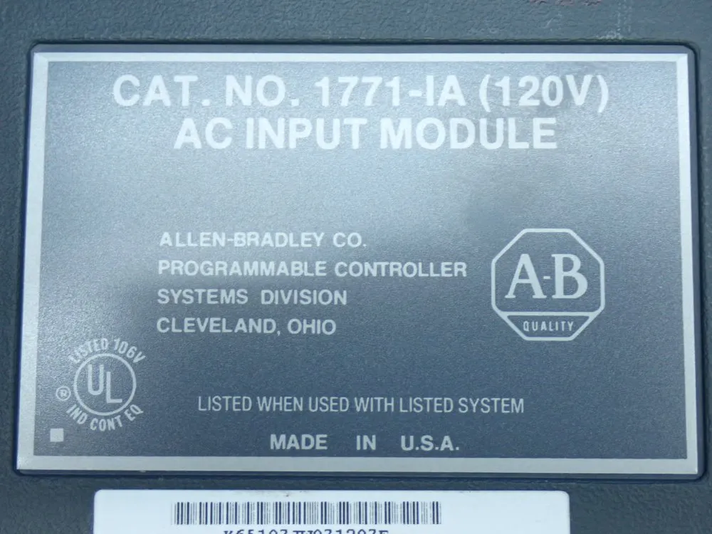 Allen-bradley 8pcs Allen Bradley Plc Lot - 1771-asb
