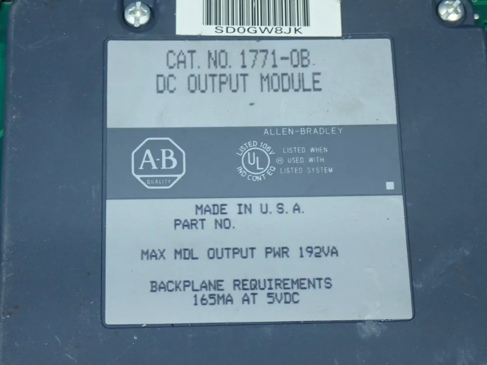 Allen-bradley 8pcs Allen Bradley Plc Lot - 1771-asb