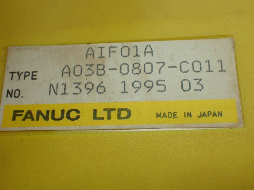 Fanuc Plc Rack With I/o Modules. A03b-0807-c011, A03b-0807-c155 - A03b-0807-c001