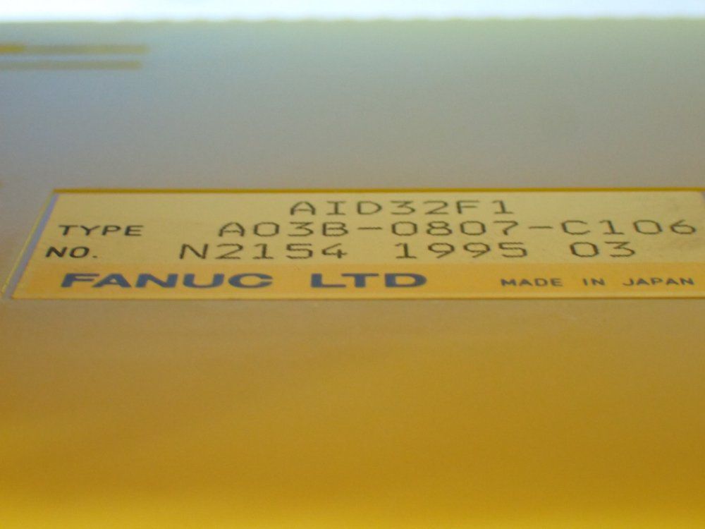 Fanuc Plc Rack With I/o Modules. A03b-0807-c011, A03b-0807-c155 - A03b-0807-c001