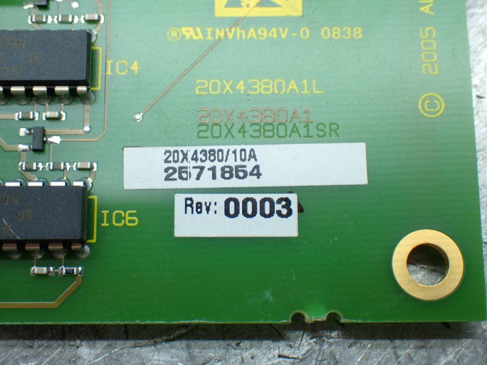 Converteam 7 Mv3000 Fan Failure Monitor Pcb's - 20x4380/10a
