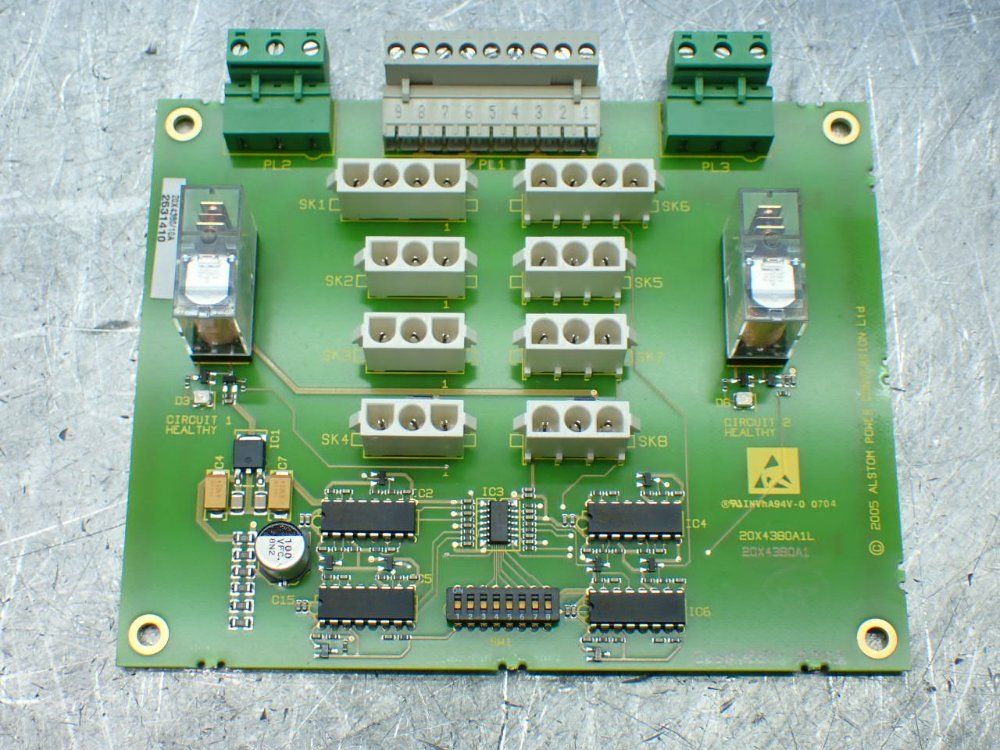 Converteam 7 Mv3000 Fan Failure Monitor Pcb's - 20x4380/10a