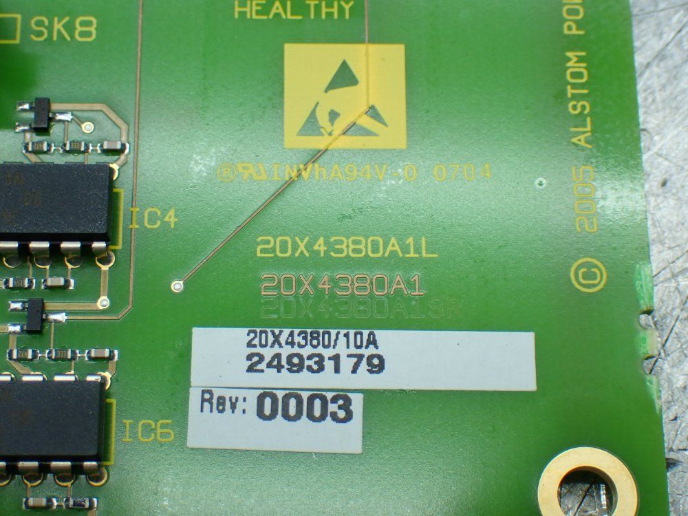 Converteam 7 Mv3000 Fan Failure Monitor Pcb's - 20x4380/10a