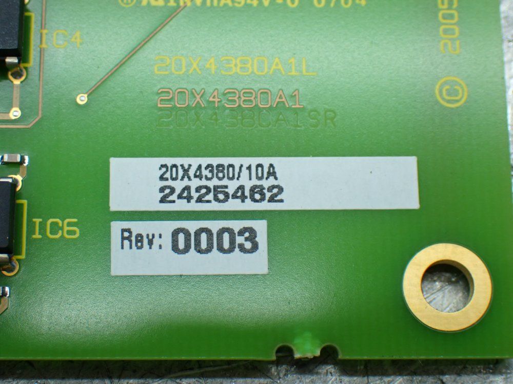 Converteam 7 Mv3000 Fan Failure Monitor Pcb's - 20x4380/10a