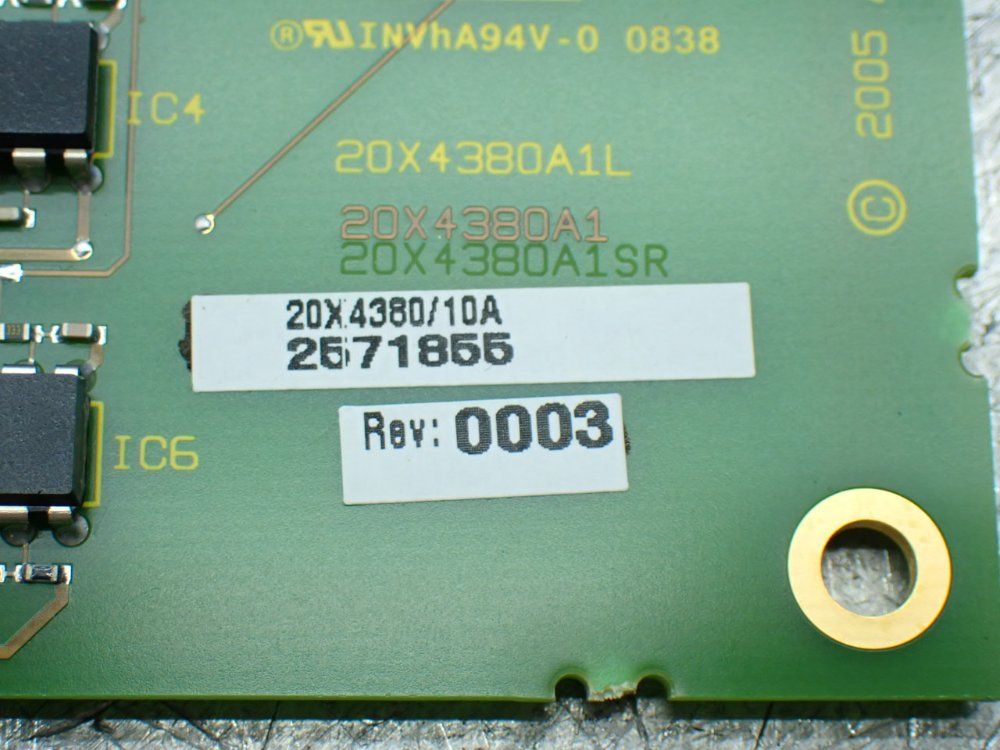 Converteam 7 Mv3000 Fan Failure Monitor Pcb's - 20x4380/10a