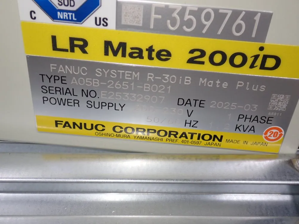 Fanuc Robot Controller - A05b-2651-b021 / R-30ib