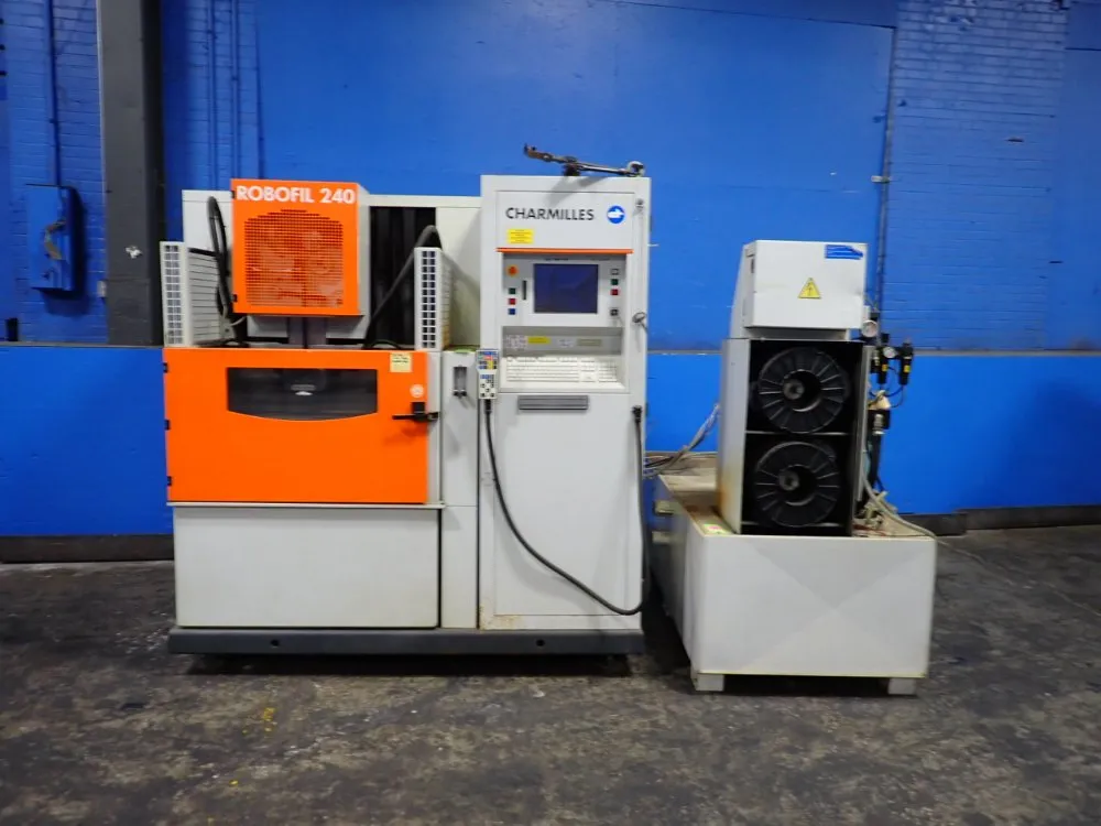 Charmilles Technologies 27" X 18" Table, 1650 Lbs Cnc Wire Edm Machine - Robofil 240