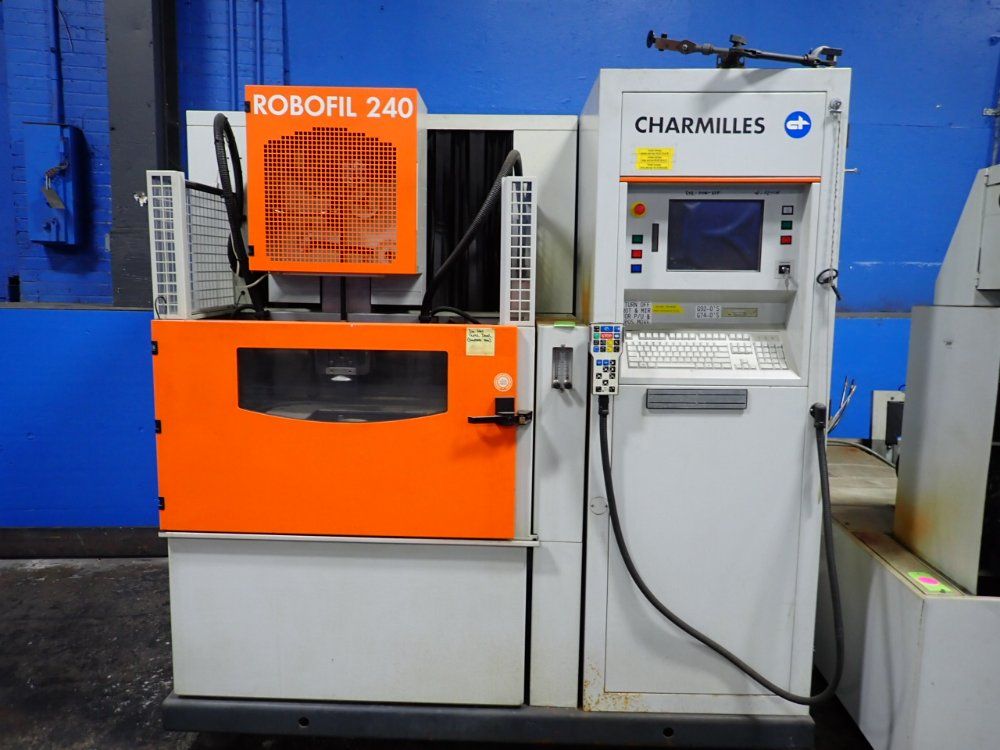 Charmilles Technologies 27" X 18" Table, 1650 Lbs Cnc Wire Edm Machine - Robofil 240