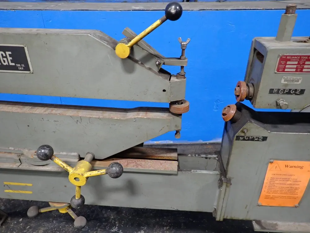 Reliance Tool Co. 52" By George Powered Rotary Circle Shear - Cs 24h5274