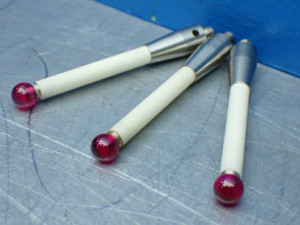Renishaw 3 Ruby Ball Styluses - Unknown