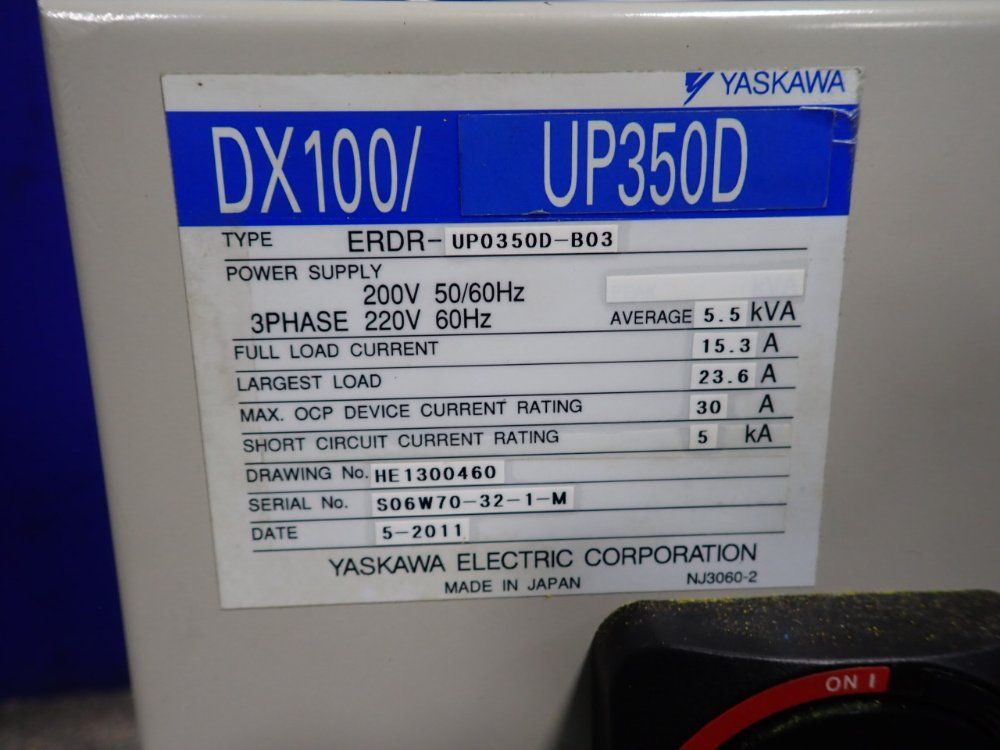 Yaskawa Motoman Robot - Up350d-500