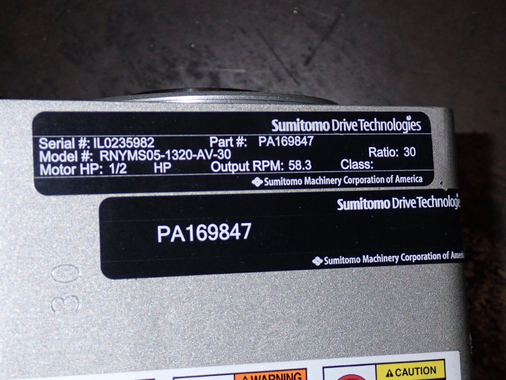 Sumitimo Drive Technologies Gear Drive - Rnyms05-1320-av-30