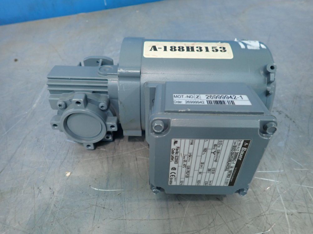 Bauer 0,12 Hp Gear Drive - Bs02-38h/du05la4/csul