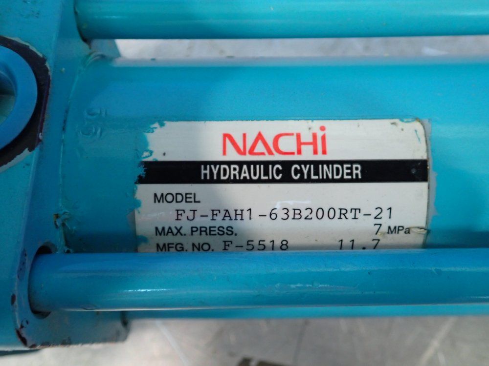 Nachi 7 Mpa Hydraulic Cylinder - Fj-fah1-63b200rt-21