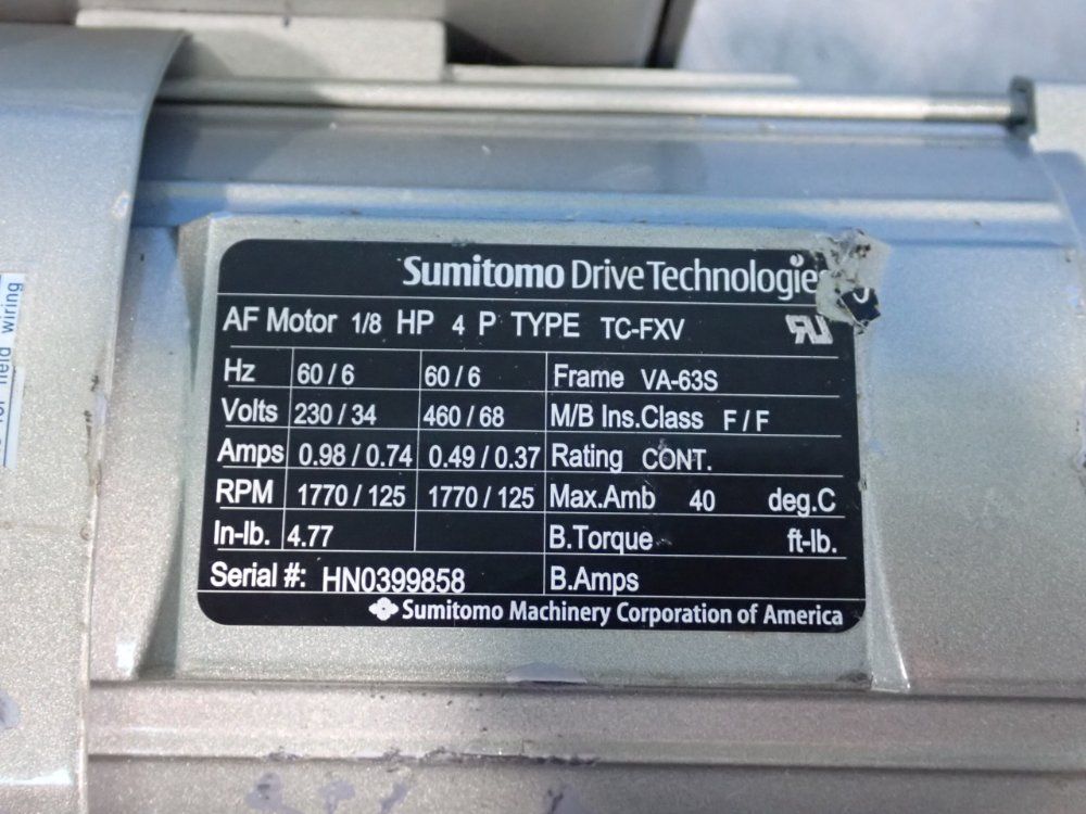 Sumitomo Drive Technologies Gear Drive - Rnymso1-1120a-av-40