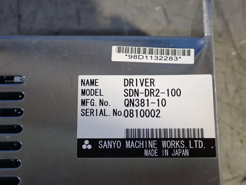 Sanyo Driver - Sdn-dr2-100