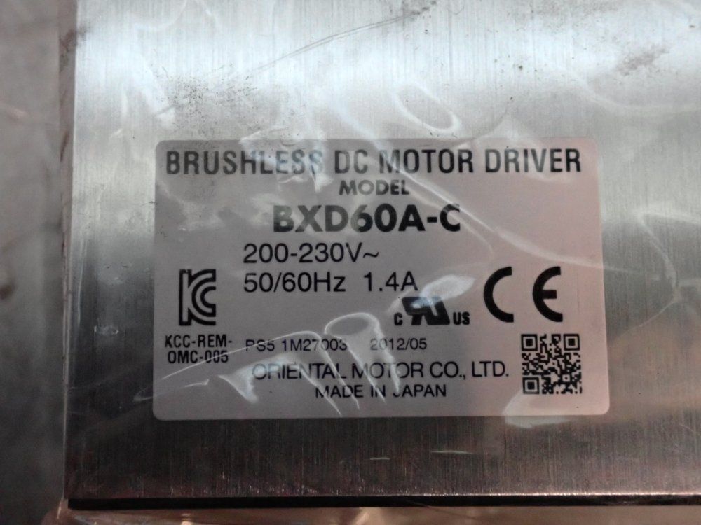 Oriental Motor Brushless Dc Motor And Driver