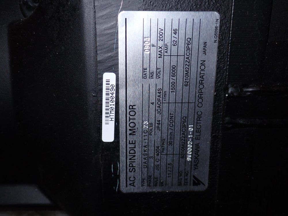 Yaskawa Ac Spindle Motor - Uaaska-11cz3