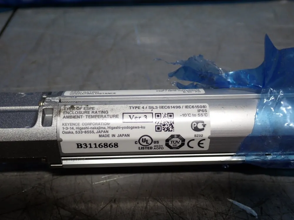 Keyence Safety Light Curtain - Sl-v88h