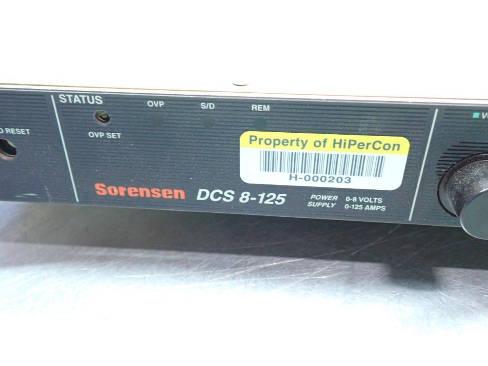 Sorensen Rack Mountable Power Supply Unit - Dcs8-125