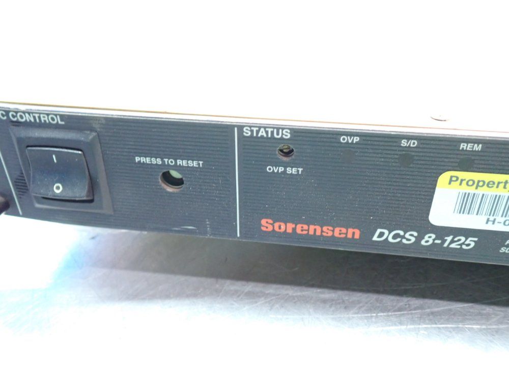 Sorensen Rack Mountable Power Supply Unit - Dcs8-125