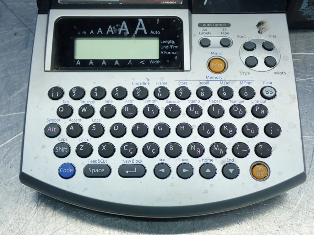 Brother Monochrome Label Maker Print Unit W/ User Manual - Pt-2600/2610