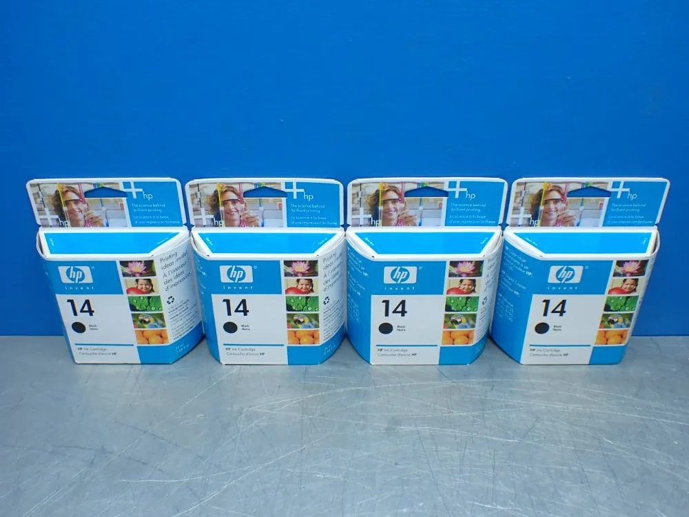 Hp 4 Black Injet Ink Cartridges. - C5011dn