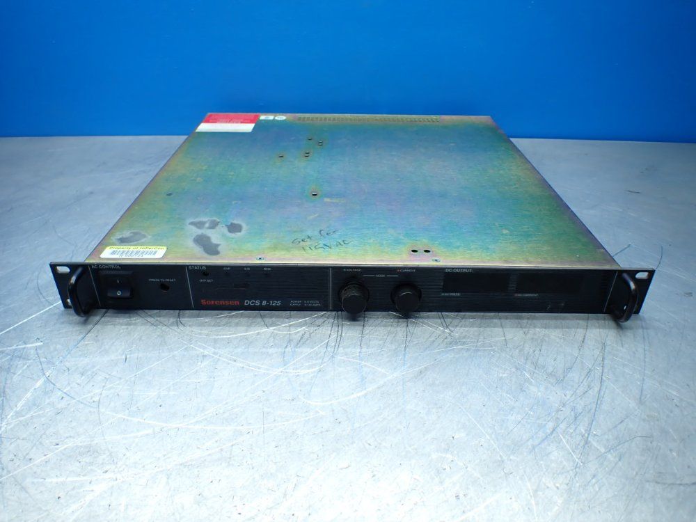 Sorensen Variable Dc Power Supply Unit - Dcs8-125