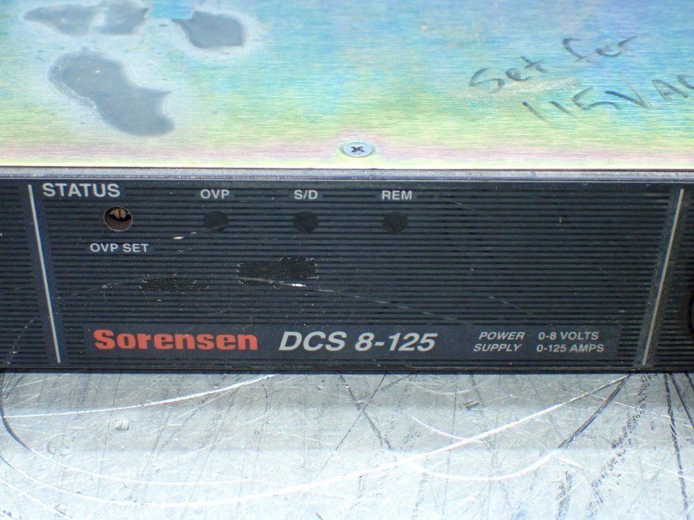 Sorensen Variable Dc Power Supply Unit - Dcs8-125