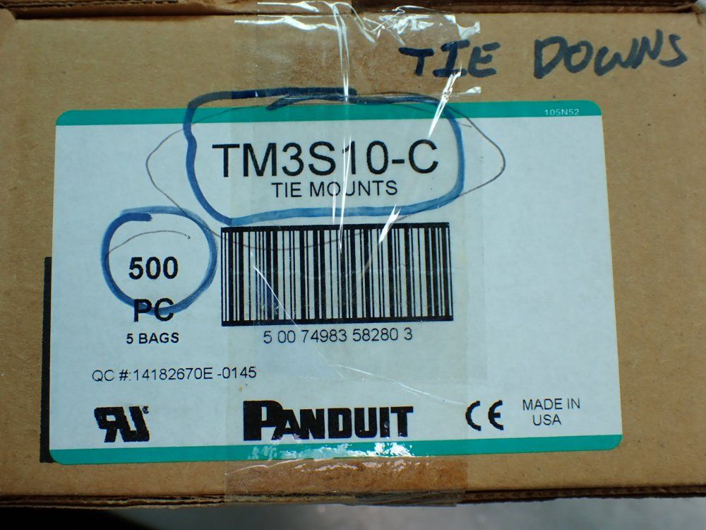 Panduit 1000 Dual Opening Cable Tie Holders - Tm3s10-c