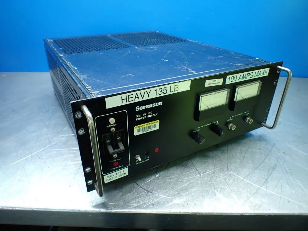 Sorensen Dc Power Supply - Srl10-100
