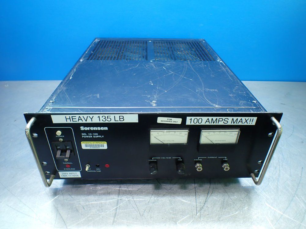 Sorensen Dc Power Supply - Srl10-100