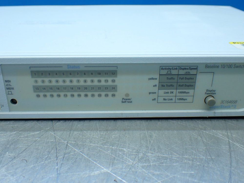 3com Superstack 3 Baseline 24 Port Switch - 1646-510-051-3.01