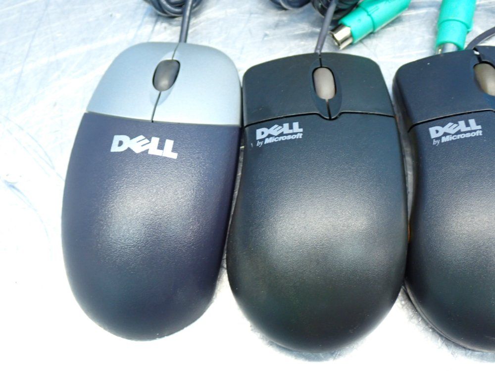 Dell Computer Mice Lot, 4pcs - M-uvdel1, (2)- X06-08477, 851841-1000