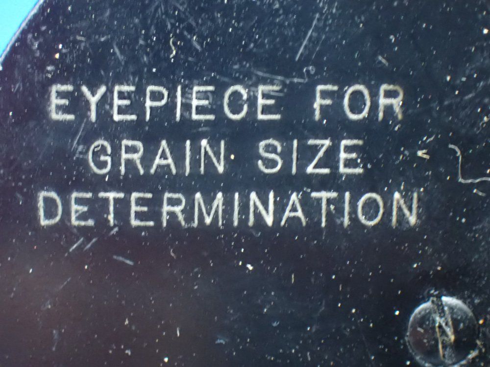 Bausch & Lomb Eyepiece For Grain Size Determination