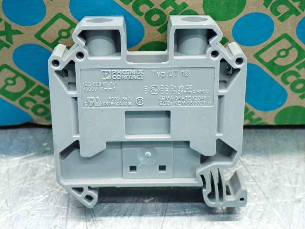 Phoenix Contact 12.2mm Ut-series Modular Terminal Block, 43pcs - 3044199